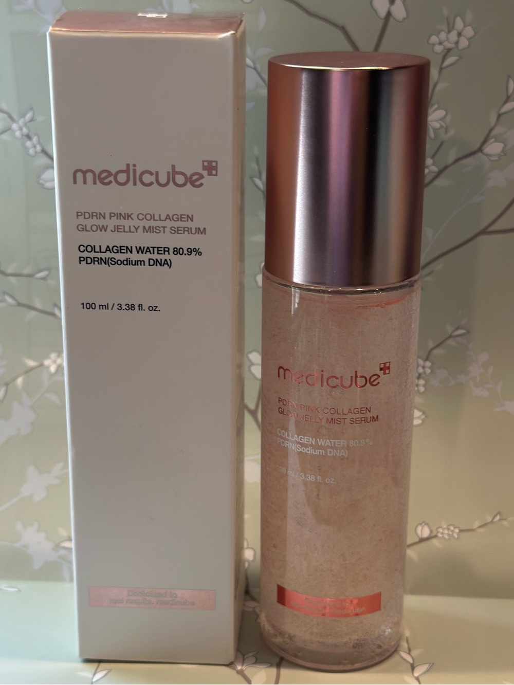 Medicube Pink Collagen Glow Jelly Mist Serum – Hydrating Face Mist Exp 1/2029